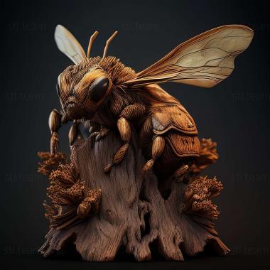 3D model Bombus sitkensis (STL)